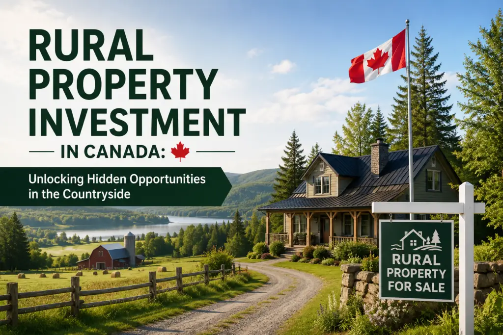 Rural property investment opportunities in Canada including farmland and cottage properties